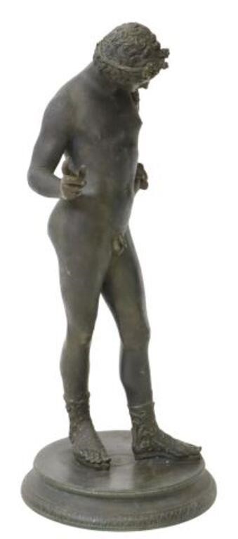 GRAND TOUR STYLE SPELTER SCULPTURE,