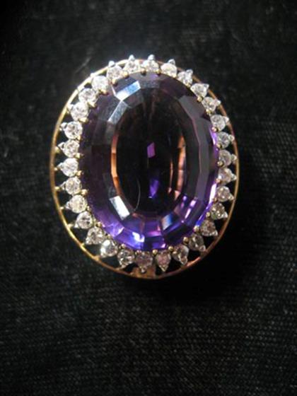 14 karat yellow gold amethyst and 4be1e