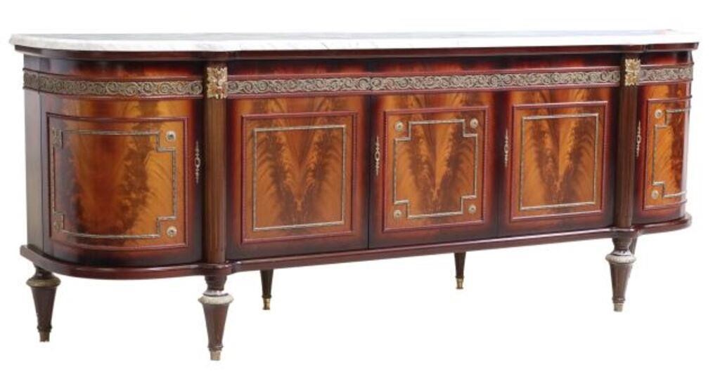 LOUIS XVI STYLE MARBLE TOP MAHOGANY 2f6d75