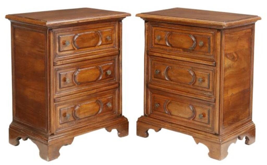  2 ITALIAN BAROQUE STYLE BEDSIDE 2f6e05