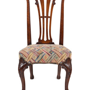 A George II Mahogany Side Chair Mid 18th 2f6e2f