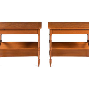 A Pair of William Switzer Walnut