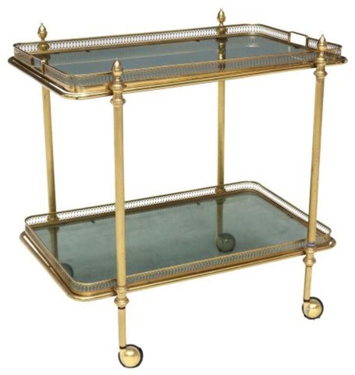 FRENCH GILT METAL GLASS TRAY TOP 2f6e3d