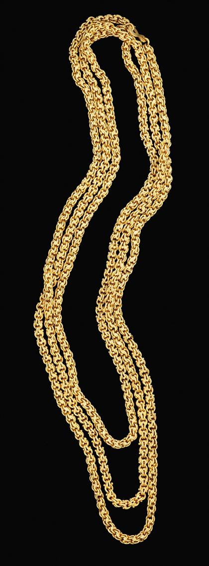 18 karat yellow gold necklace 