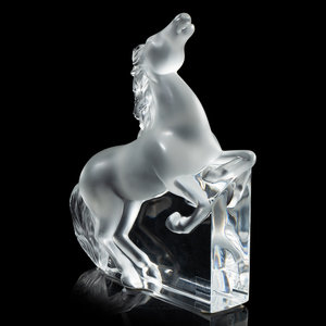 A Lalique Horse Figure signed Lalique 2f6e60