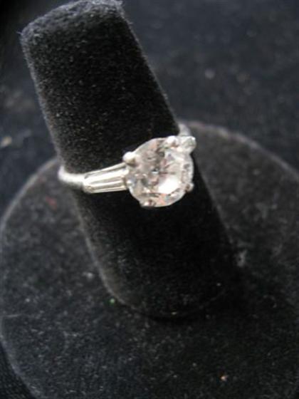 Platinum and diamond solitaire