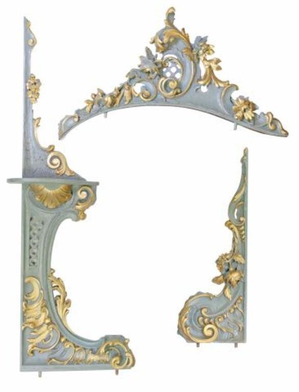  4 LOUIS XV STYLE PAINTED ARCHITECTURAL 2f6eca