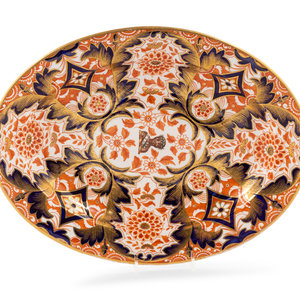 A Derby Porcelain Platter
marked