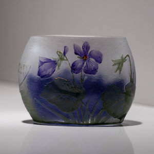 Daum French Early 20th Century Floral 2f7025
