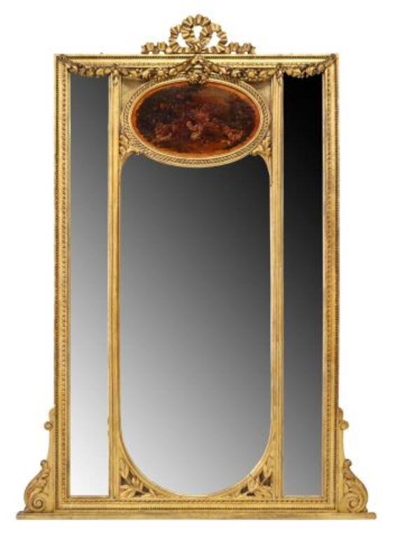 FRENCH LOUIS XVI STYLE GILT PAINTED 2f7064