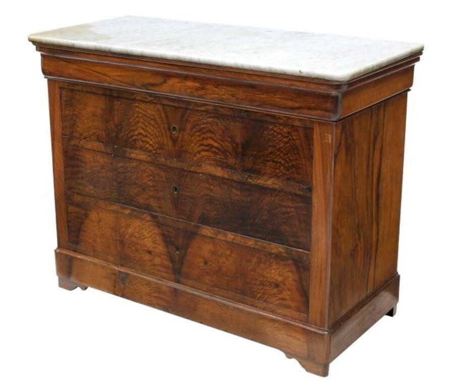 FRENCH LOUIS PHILIPPE MARBLE TOP 2f7103