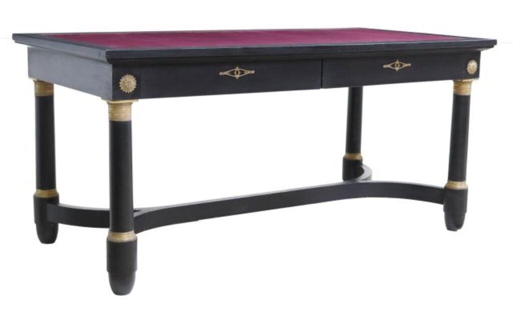 FRENCH EMPIRE STYLE PAINTED BUREAU 2f7112