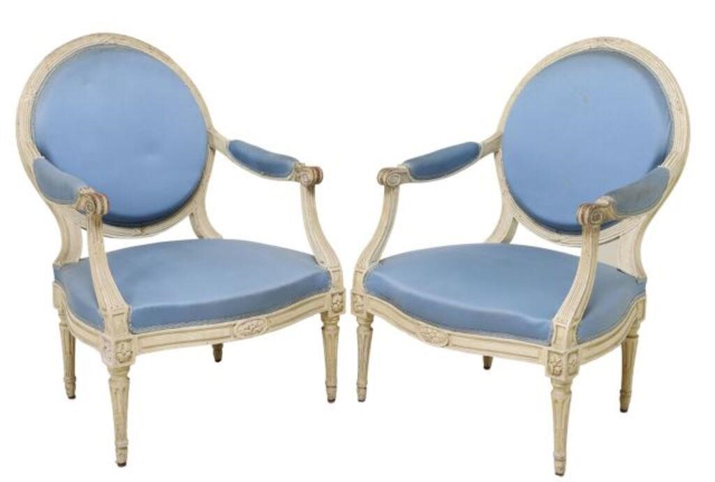  2 LARGE FRENCH LOUIS XVI STYLE 2f7142