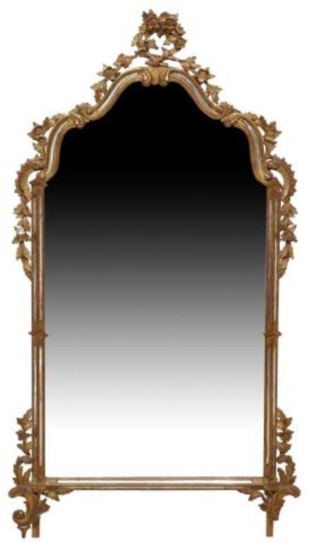 FLORENTINE GILT FOLIATE WALL MIRRORFlorentine