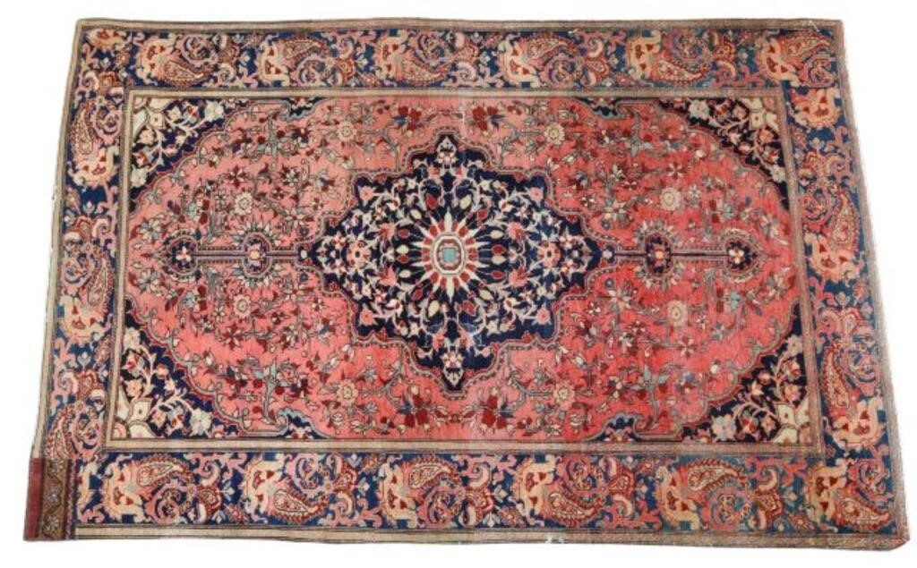 HAND-TIED FERAGHAN RUG, 8'10" X