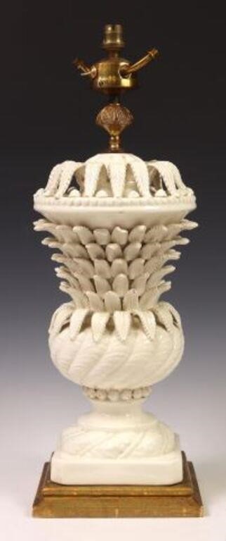 CONTINENTAL PORCELAIN PINEAPPLE-FORM