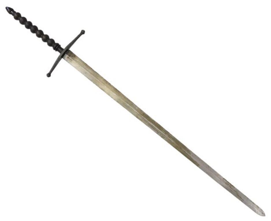TWO HANDED SWORD, 59"LTwo hand