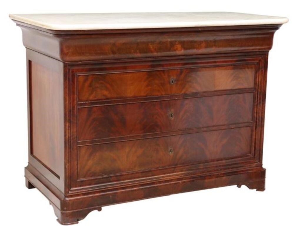 FRENCH LOUIS PHILIPPE MARBLE TOP 2f7245