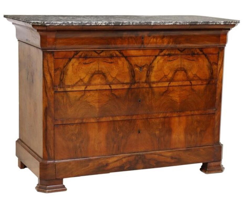 FRENCH LOUIS PHILIPPE MARBLE-TOP