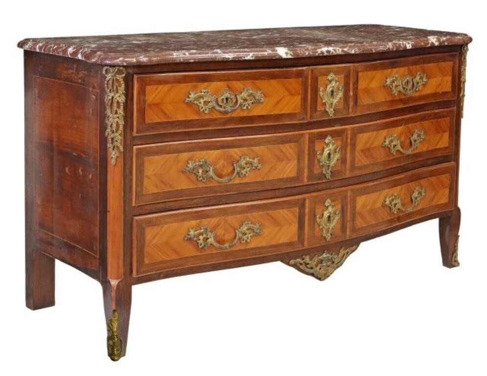 LOUIS XV STYLE MARBLE TOP MATCHED 2f729c