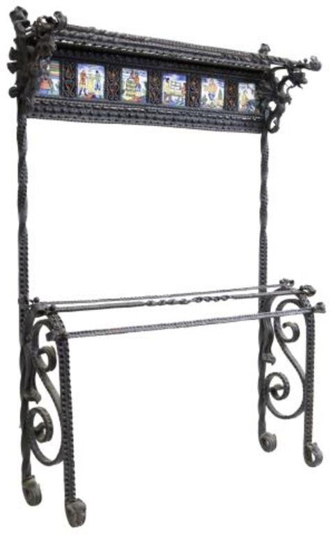 SPANISH GAUDI STYLE WROUGHT IRON 2f72b5