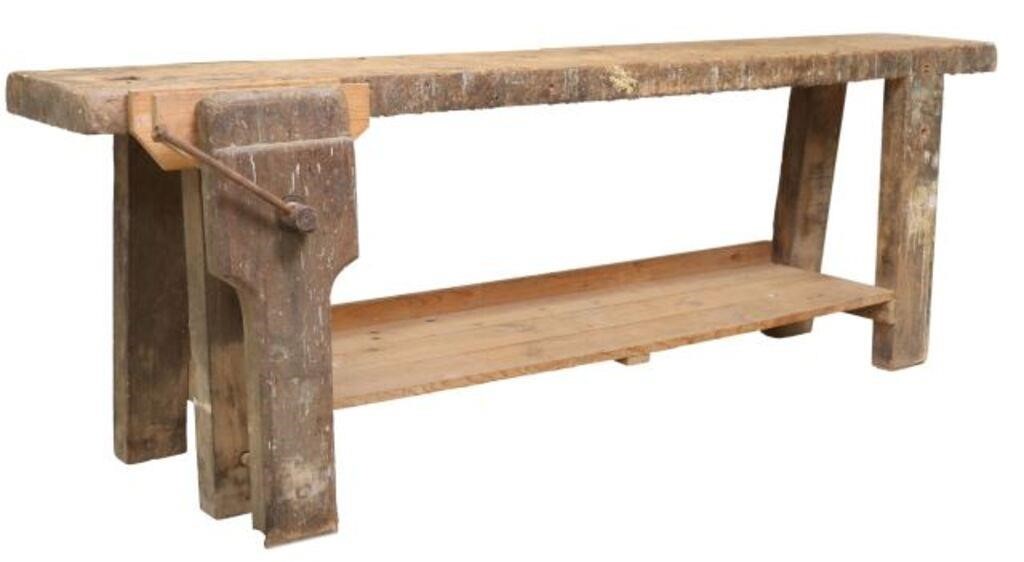 RUSTIC WORKBENCH 19TH C Rustic 2f72c0