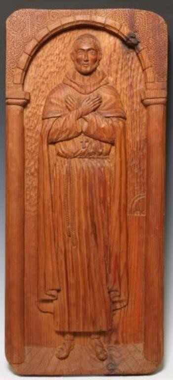 RELIGIOUS CARVED WOOD ARCHITECTURAL 2f72cb
