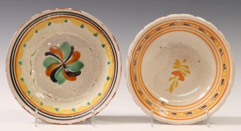  2 TALAVERA TIN GLAZED EARTHENWARE 2f7306