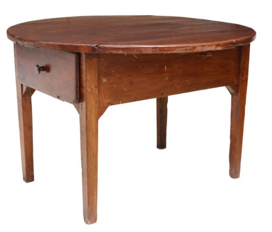 RUSTIC DROP LEAF TABLE WITH TWO