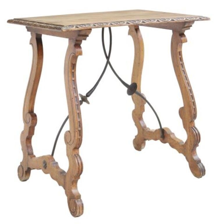 SPANISH BAROQUE STYLE WALNUT TRESTLE 2f7324