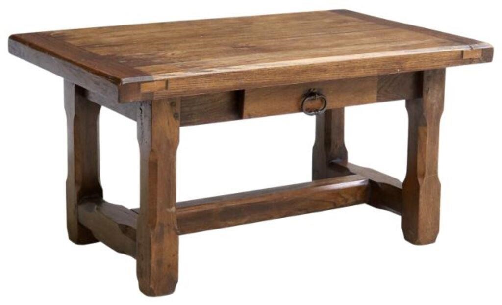 FRENCH PROVINCIAL OAK COFFEE TABLEFrench