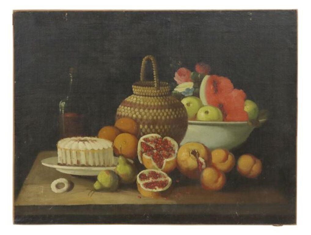 CONTINENTAL PAINTING STILL LIFE 2f7335