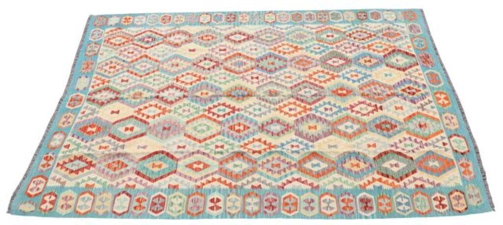 HAND-TIED KILIM RUG, AFGHANISTAN,