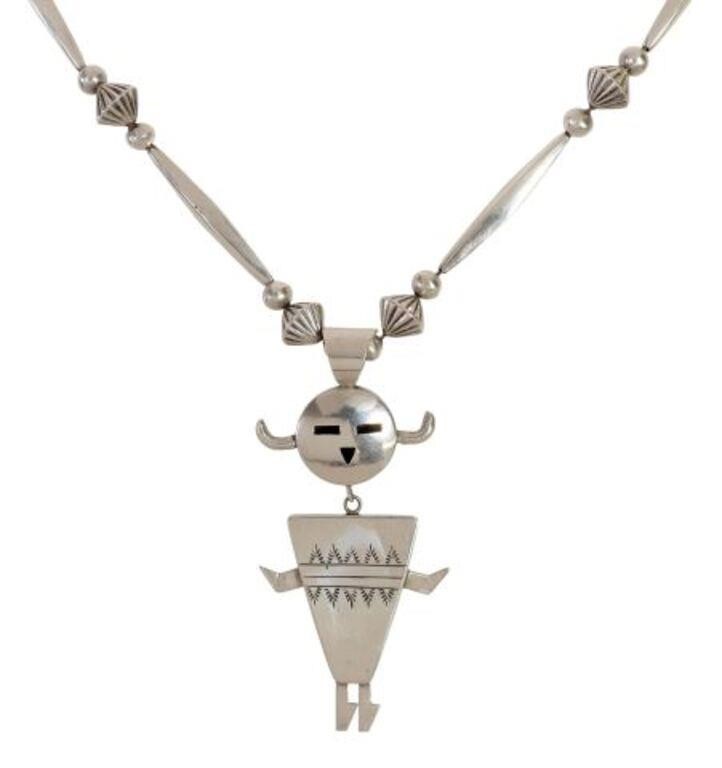 SOUTHWEST SILVER KACHINA PENDANT 2f733b