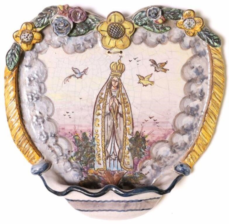 A. VALVERDE RELIGIOUS MAJOLICA