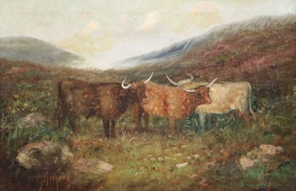 SIGNED G. GREGORY HIGHLAND CATTLE