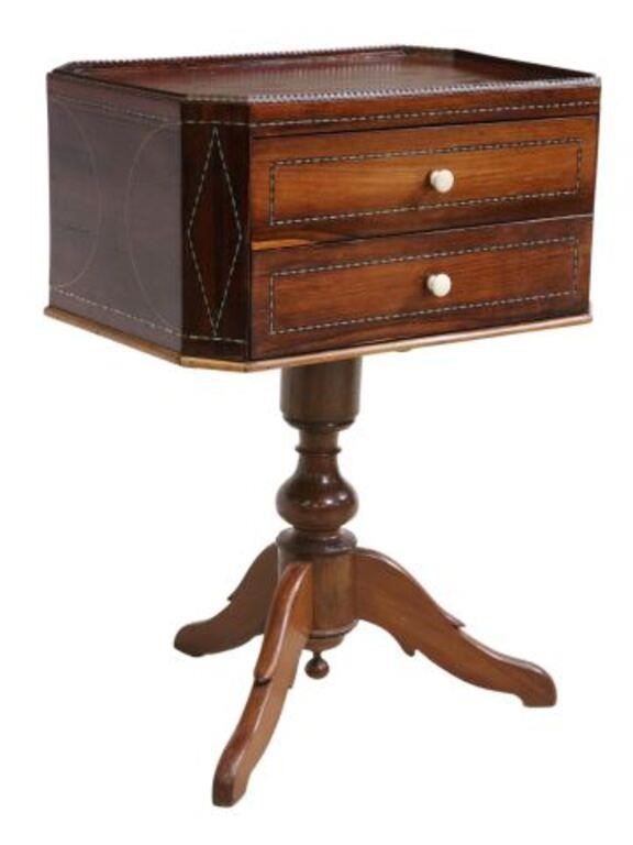 REGENCY STYLE LADIES WORK TABLE,