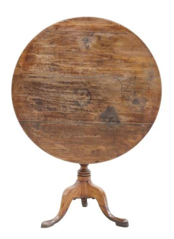 ENGLISH QUEEN ANNE STYLE OAK TILT TOP 2f73f9