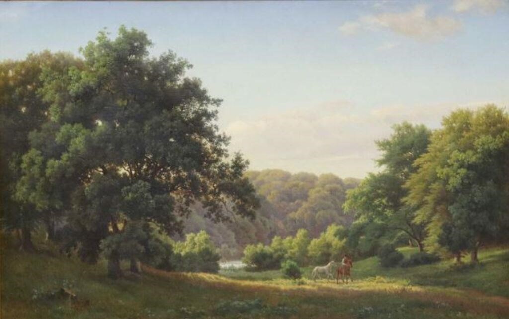 ANDERS CHRISTIAN LUNDE (1809-1886) LANDSCAPEFramed