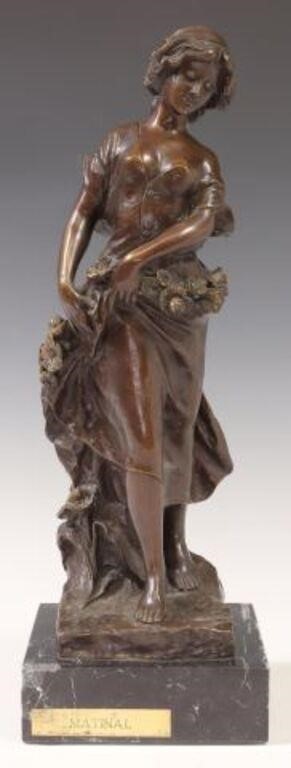 PATINATED BRONZE SCULPTURE OF A 2f742f