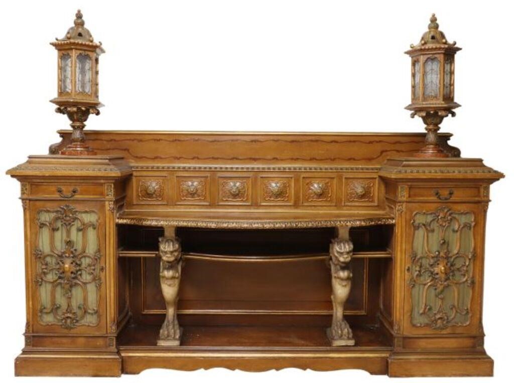 ITALIAN PAINT DECORATED SIDEBOARD 2f7448