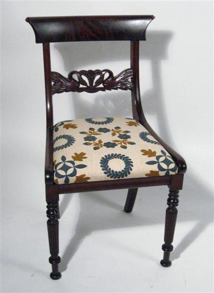 Classical mahogany side chair  4baf6