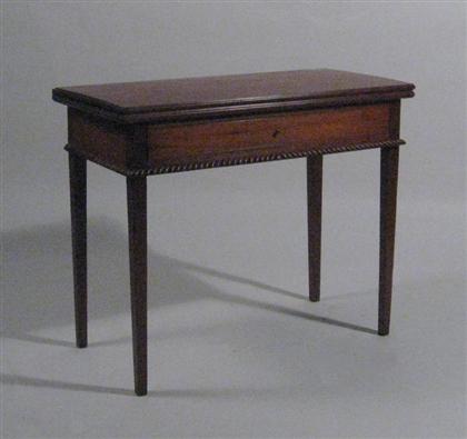 Federal cherry card table early 4bb03