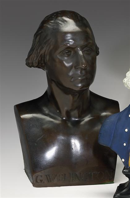 Bronze bust of George Washington