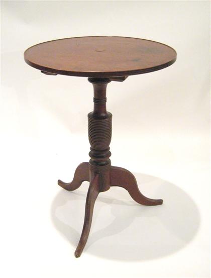 Late Federal cherry candlestand 4bb3c