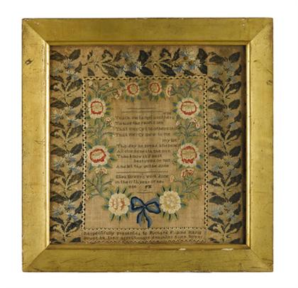 Needlework sampler worked by 4bb3d