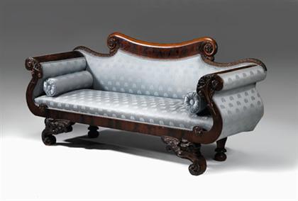 Classical carved mahogany sofa 4bb4a