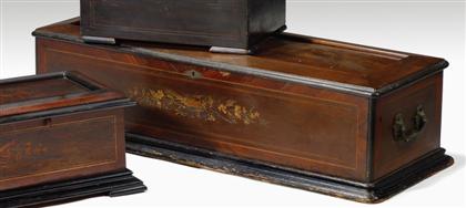 Federal inlaid mahogany music box