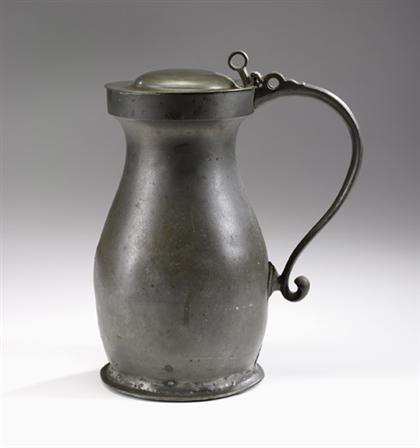 Pewter flagon 19th century  4bb7c