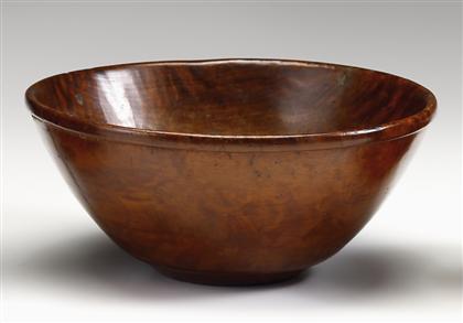 Turned burl bowl 18th 19th century 4bb88